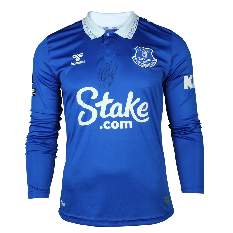 Everton 팀의 James Garner 셔츠