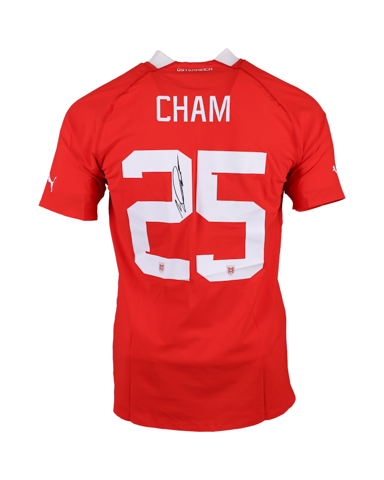 Muhammed Cham Saracevic Austria shirt