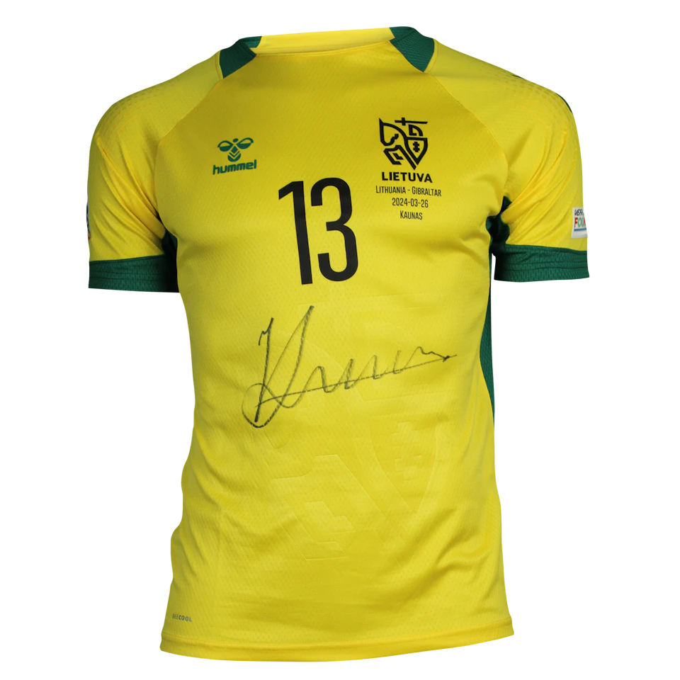 Maglia di Justas Lasickas (Lithuania)