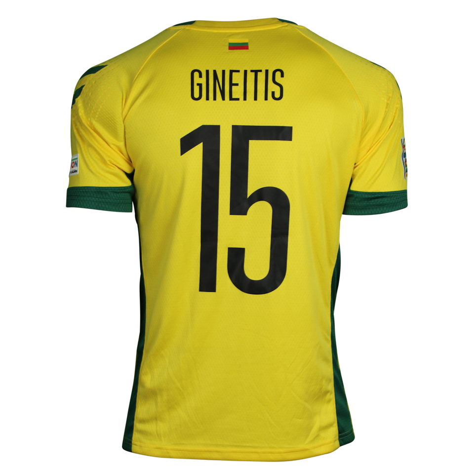 Gvidas Gineitis Lithuania jersey