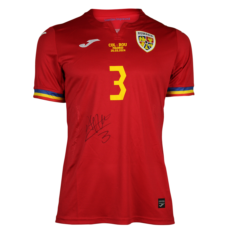 Radu Drăgușin Romania shirt