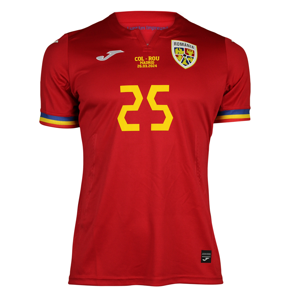 Florinel Coman Romania jersey