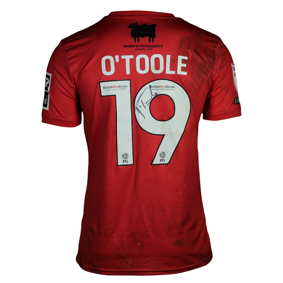 John-Joe O'Toole AFC Wimbledon shirt