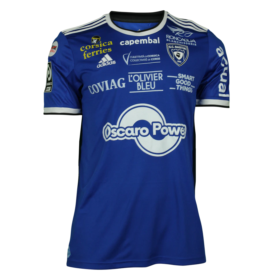 Maillot de Gaëtan Charbonnier (SC Bastia)