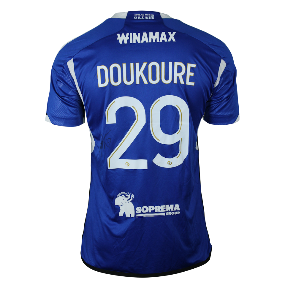 Ismael Doukoure RC Strasbourg Alsace jersey