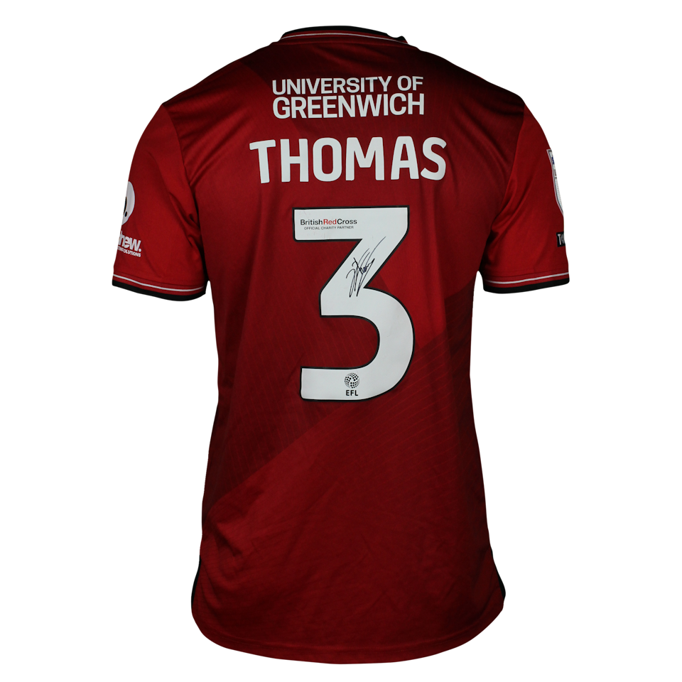 Terell Thomas Charlton Athletic shirt