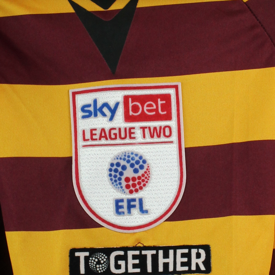 Ciaran Kelly Bradford City shirt