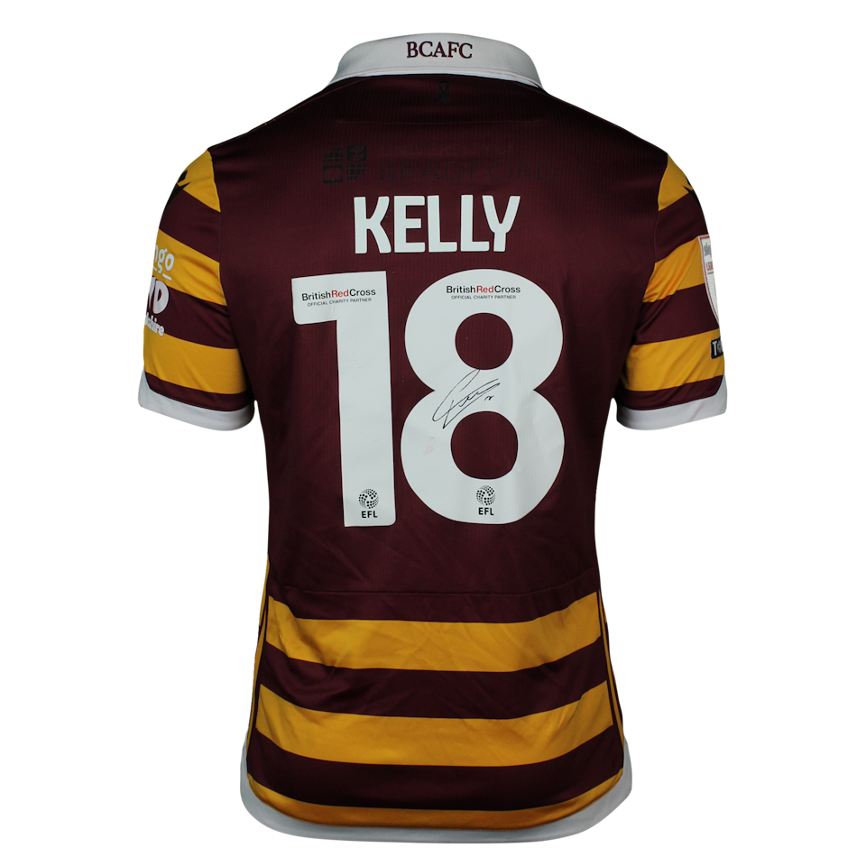 Ciaran Kelly Bradford City shirt