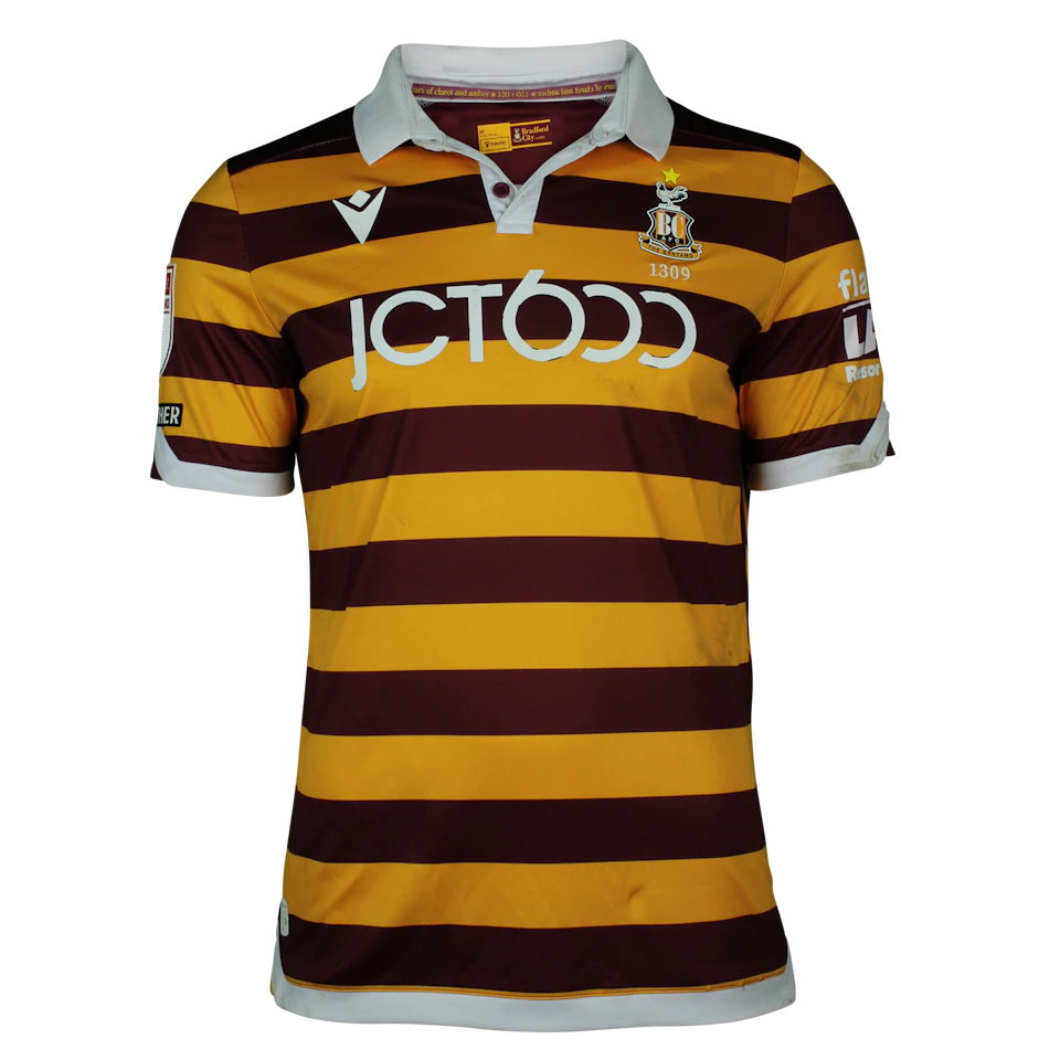 Andy Cook Bradford City shirt