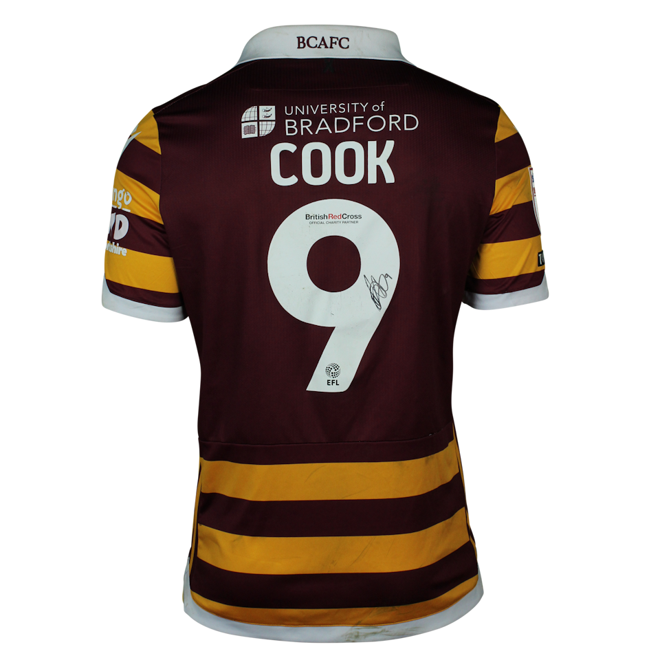 Andy Cook Bradford City shirt