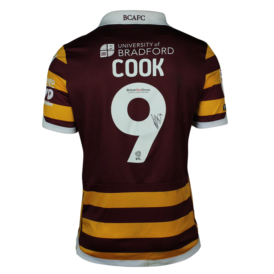 Andy Cook Bradford City shirt