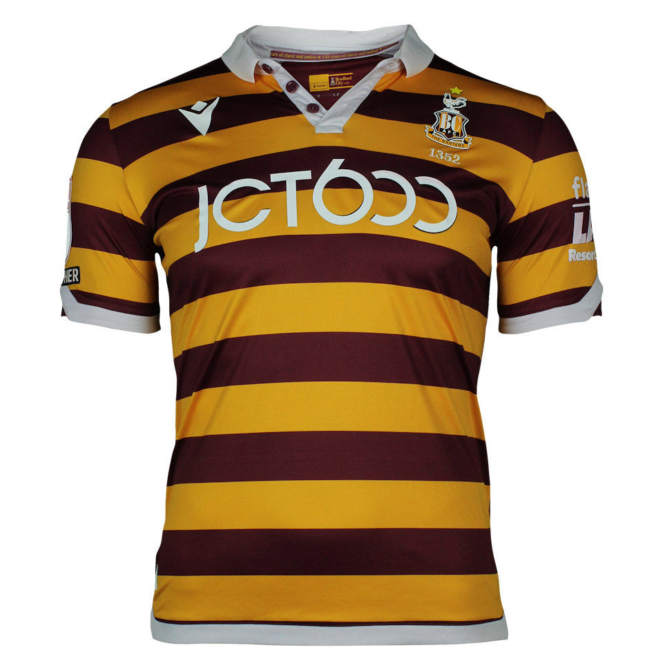 Tyler Smith Bradford City shirt