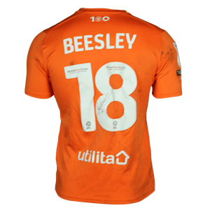 Jake Beesley Blackpool jersey