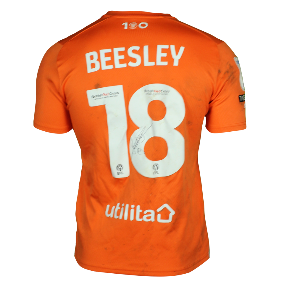 Jake Beesley Blackpool jersey