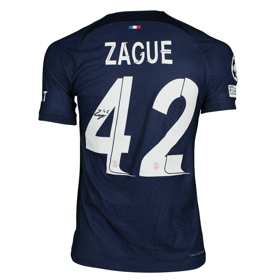 Yoram Zague Paris Saint-Germain shirt