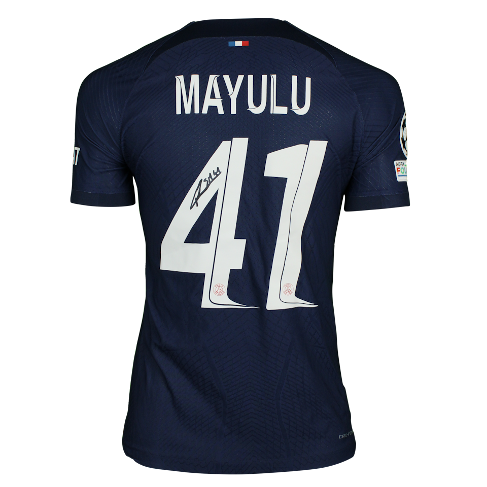 Senny Mayulu Paris Saint-Germain shirt