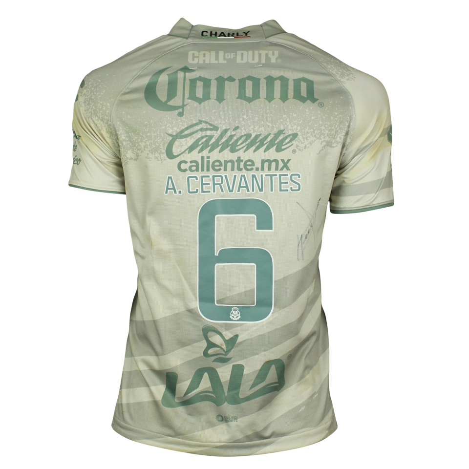 Alan Jhosué Cervantes Martín del Campo Santos Laguna shirt