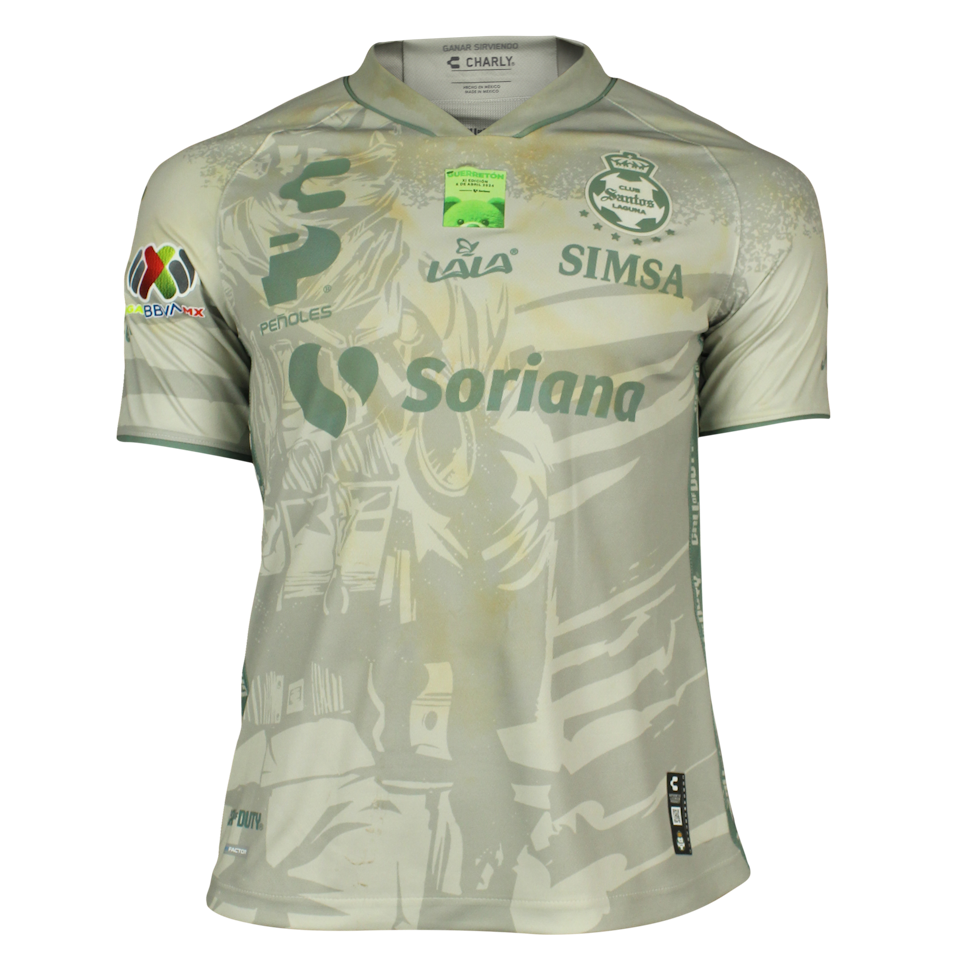 Alan Jhosué Cervantes Martín del Campo Santos Laguna shirt