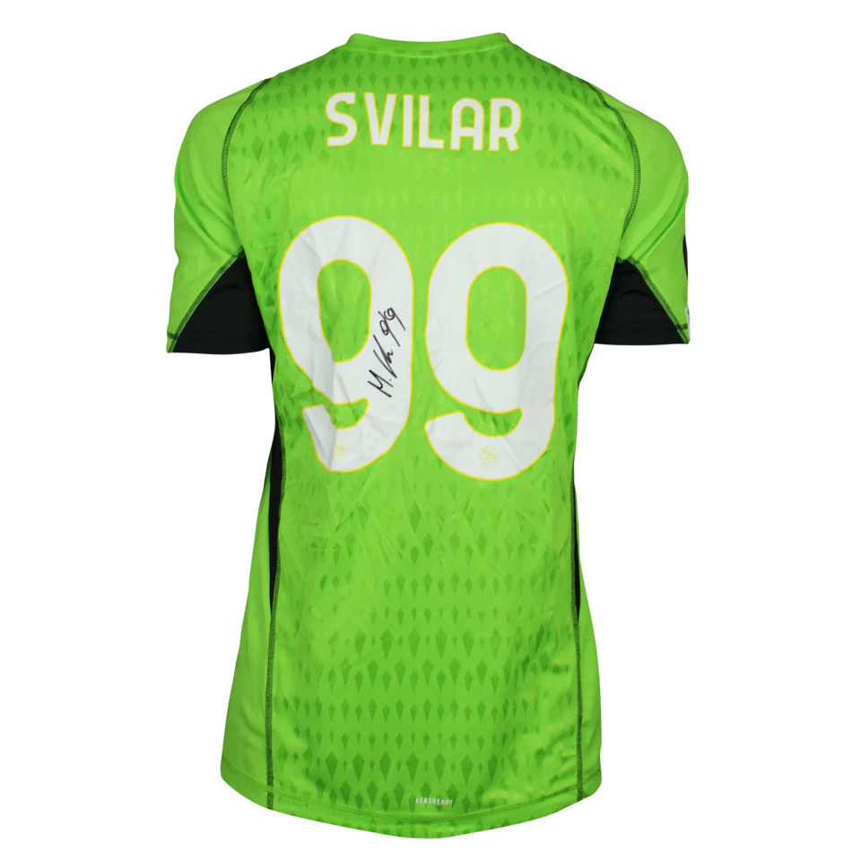 Mile Svilar AS Roma camisa.