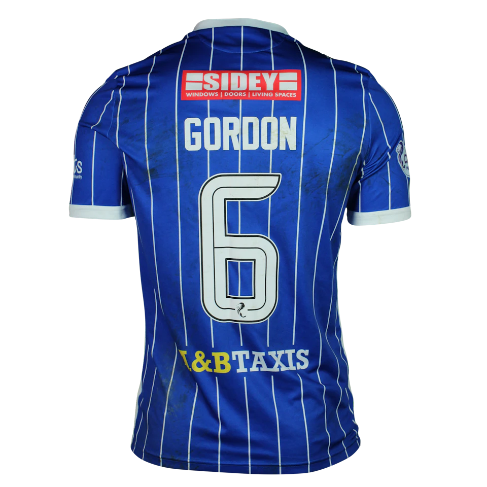 来自St. Johnstone的Liam Gordon球衣