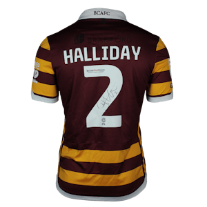 Brad Halliday Bradford City shirt