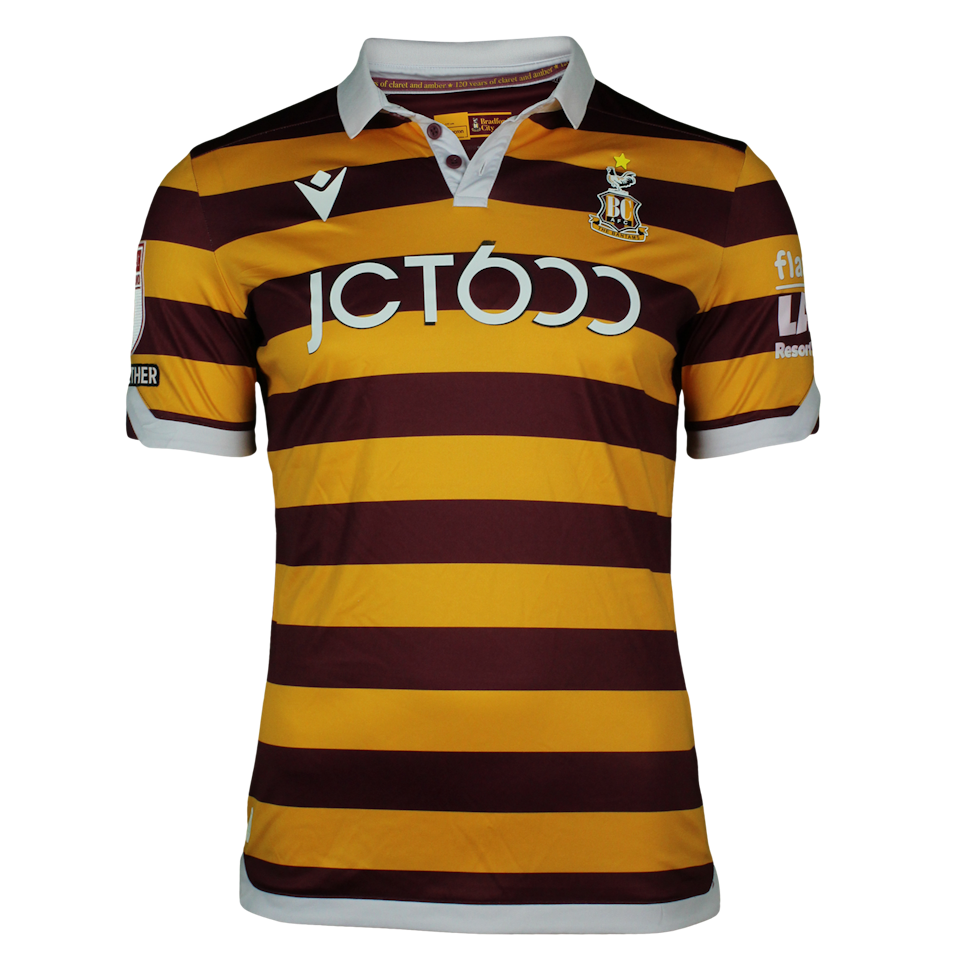 Brad Halliday Bradford City shirt