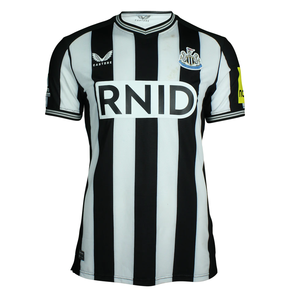Bruno Guimarães Newcastle United camisa.