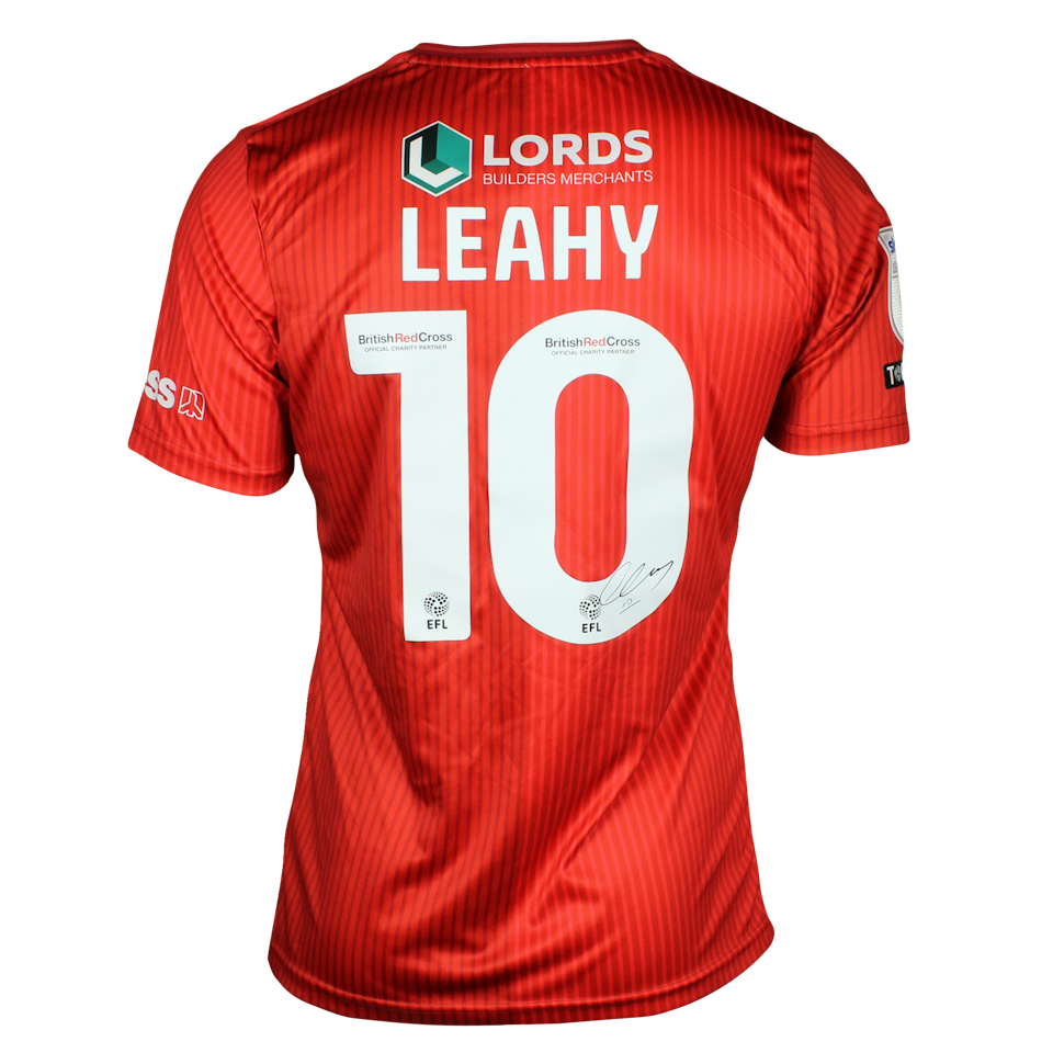 Luke Leahy Wycombe Wanderers jersey