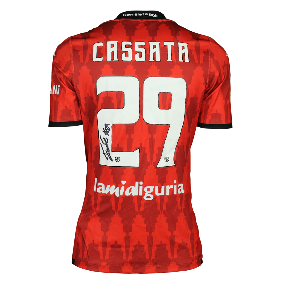 来自Spezia Calcio的Francesco Cassata球衣