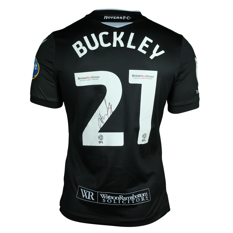 John Buckley Blackburn Rovers shirt