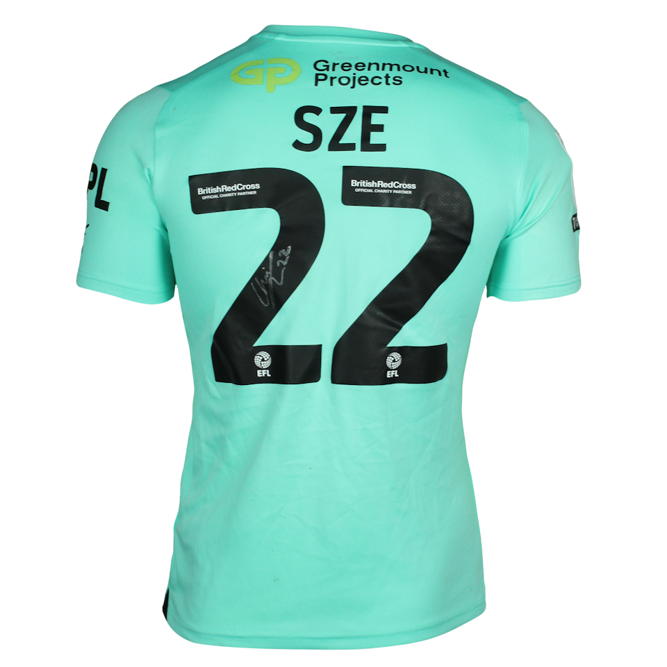 Chris Sze Wigan Athletic shirt
