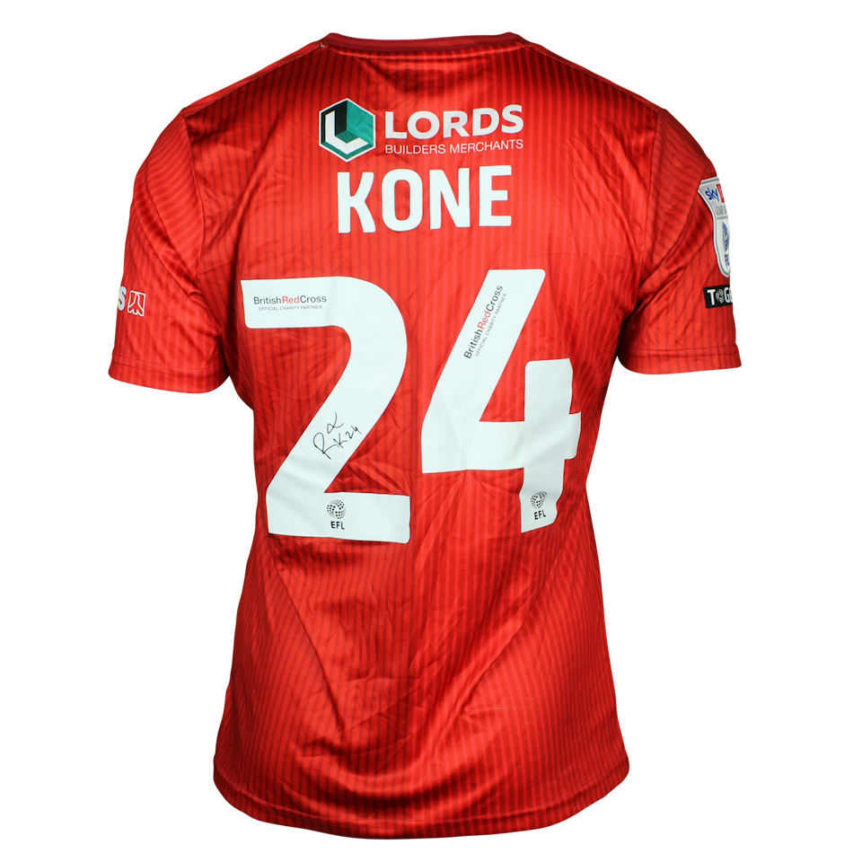 Richard Kone Wycombe Wanderers shirt