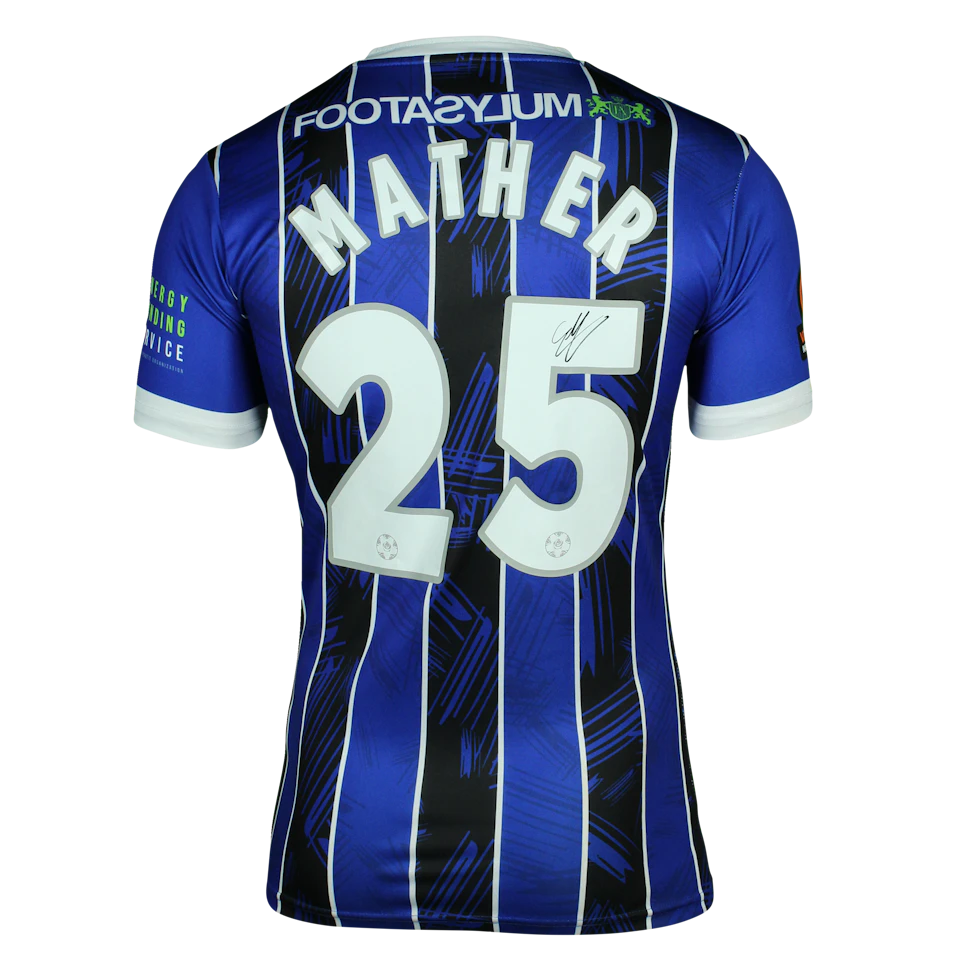 Samuel Mather | Rochdale | Rochdale - Dorking Wanderers | MatchWornShirt