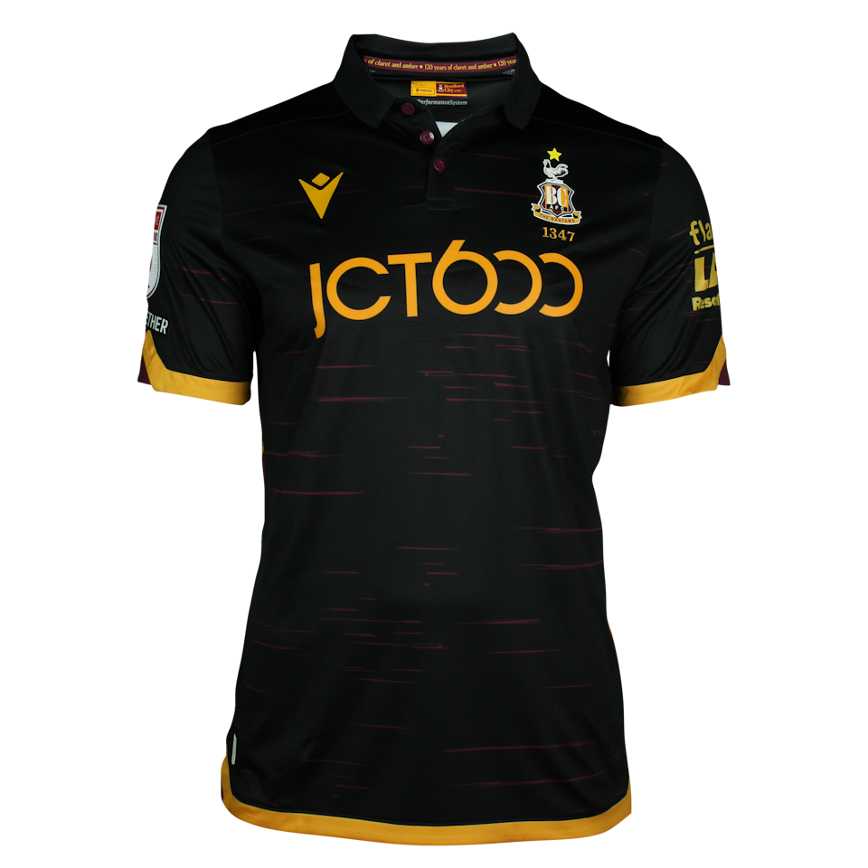 Ciaran Kelly Bradford City shirt