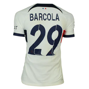 来自Paris Saint-Germain的Bradley Barcola球衣