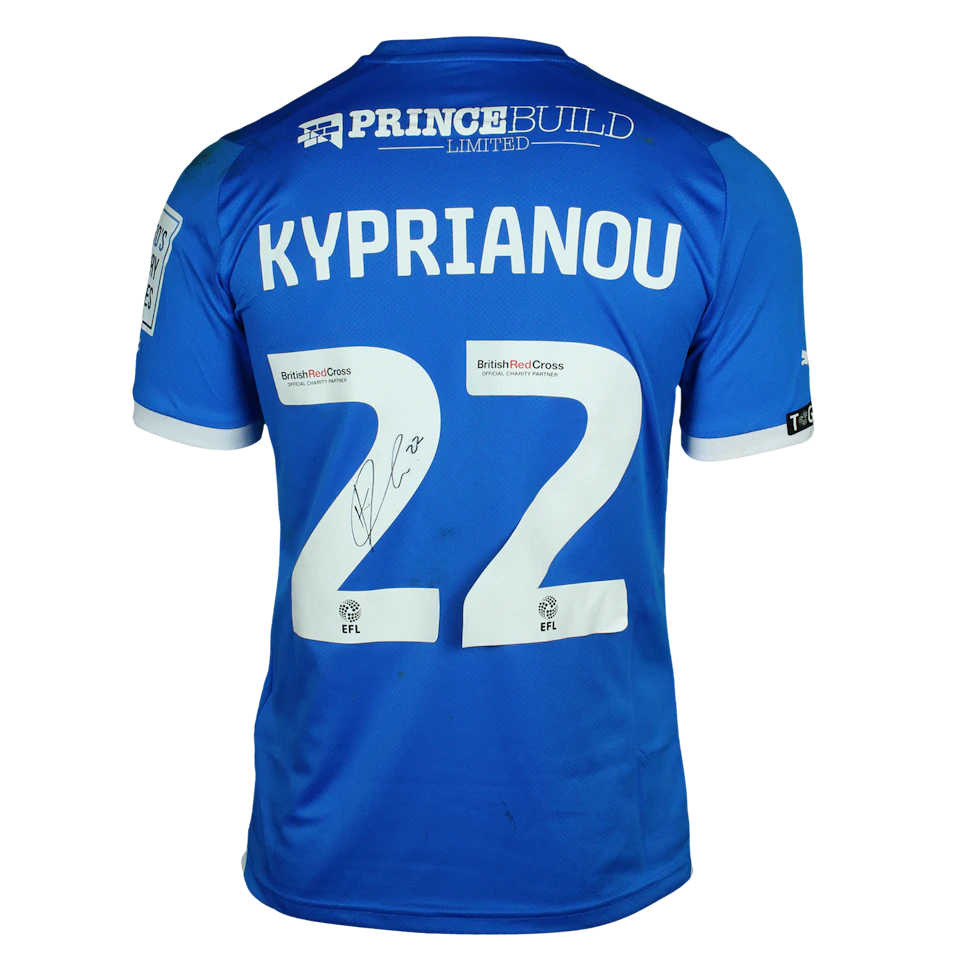 Hector Kyprianou Peterborough United jersey