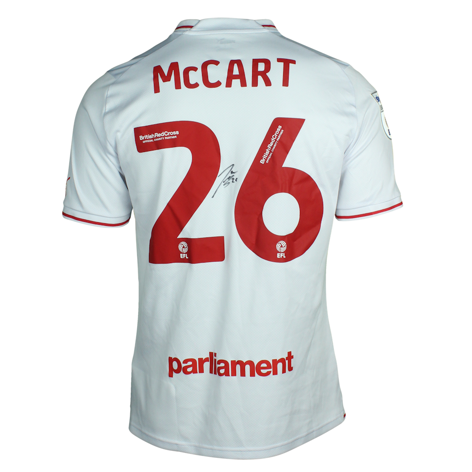 Jamie McCart Barnsley shirt