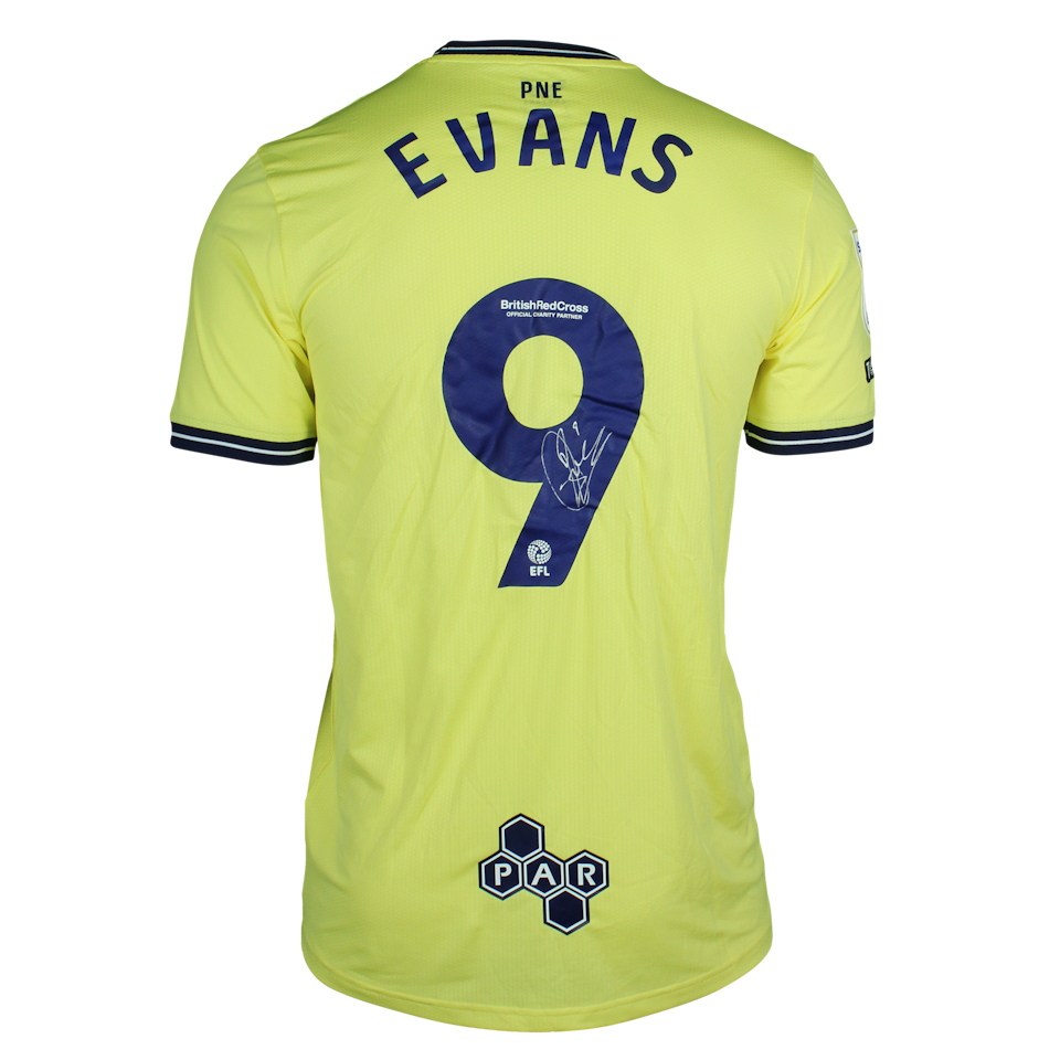 Ched Evans Preston North End shirt
