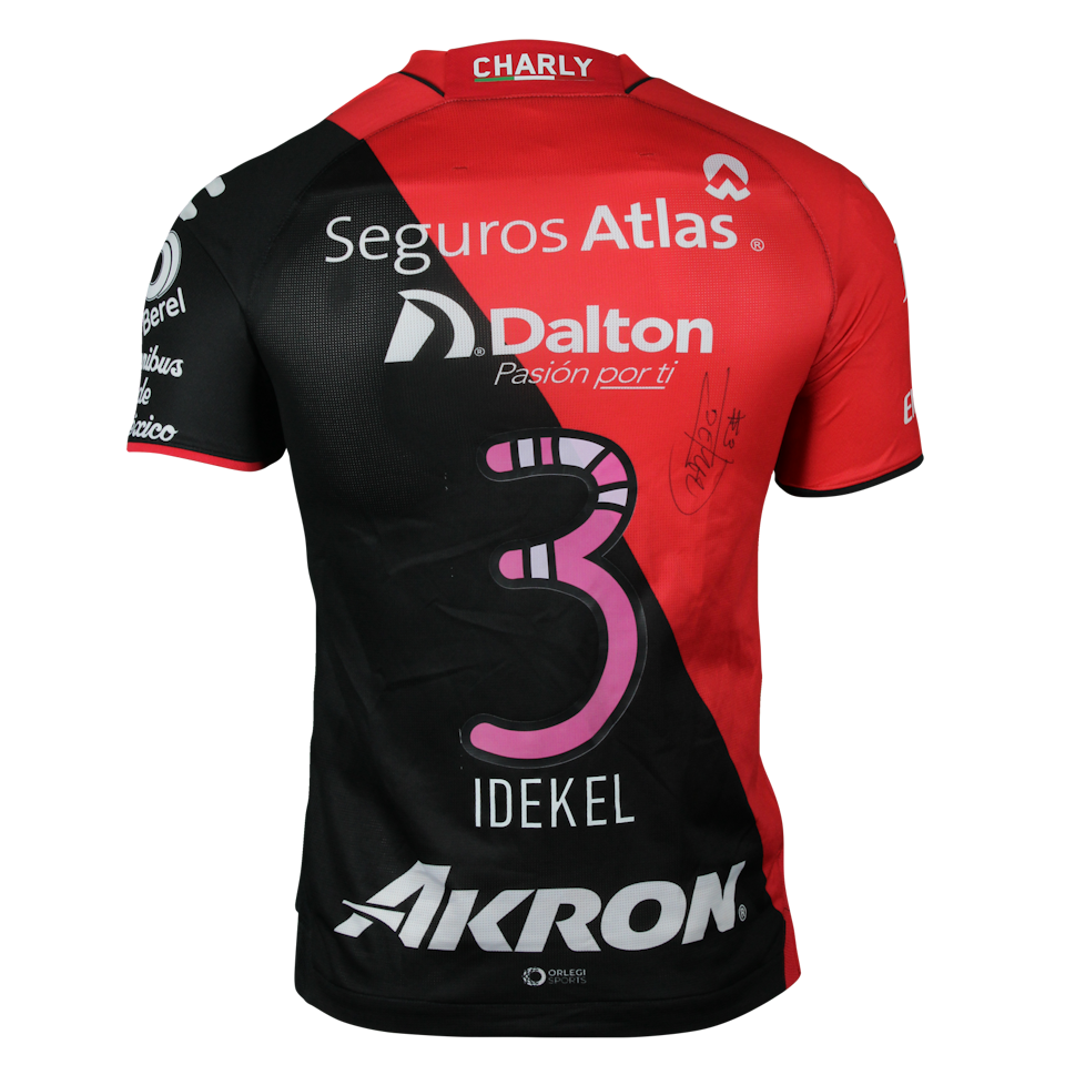 来自Atlas FC的Idekel Alberto Domínguez Rodríguez球衣