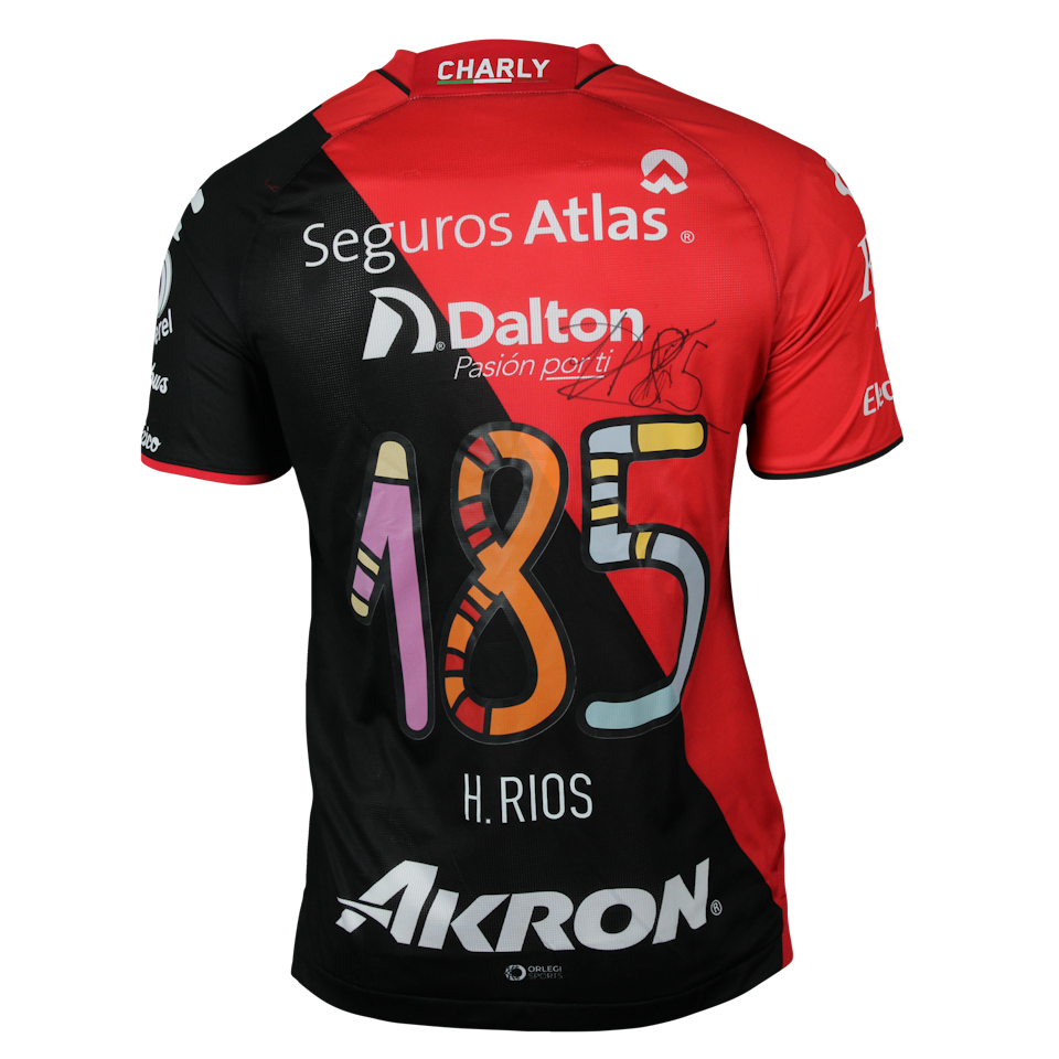 Víctor Hugo Ríos de Alba Atlas FC shirt