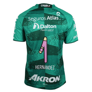 José Santiago Hernández García Atlas FC shirt
