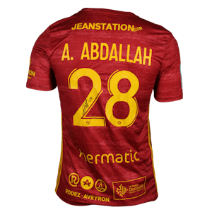 Abdel Hakim Abdallah Rodez Aveyron Football shirt