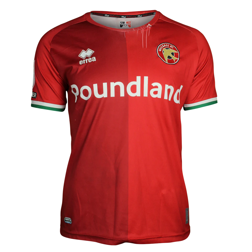 Liam Gordon Walsall shirt