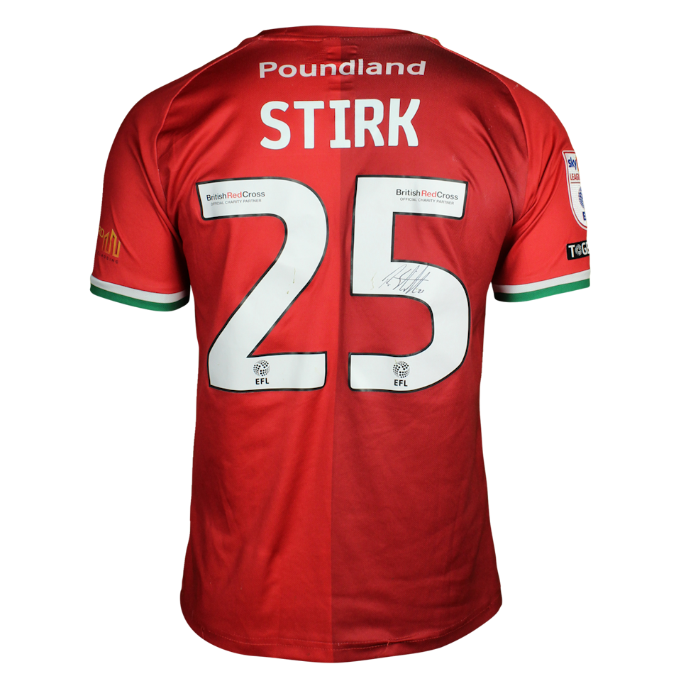 Ryan Stirk Walsall shirt