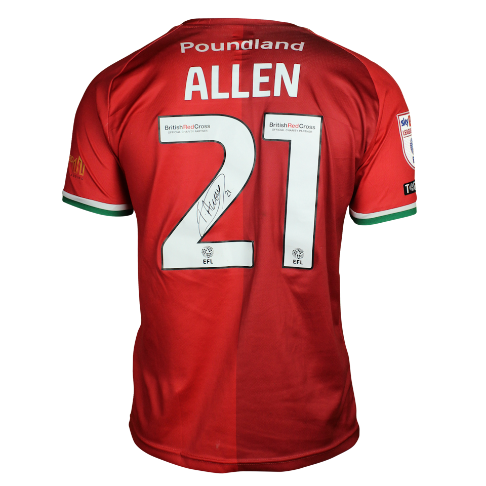 Taylor Allen Walsall jersey