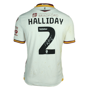 Brad Halliday Bradford City shirt