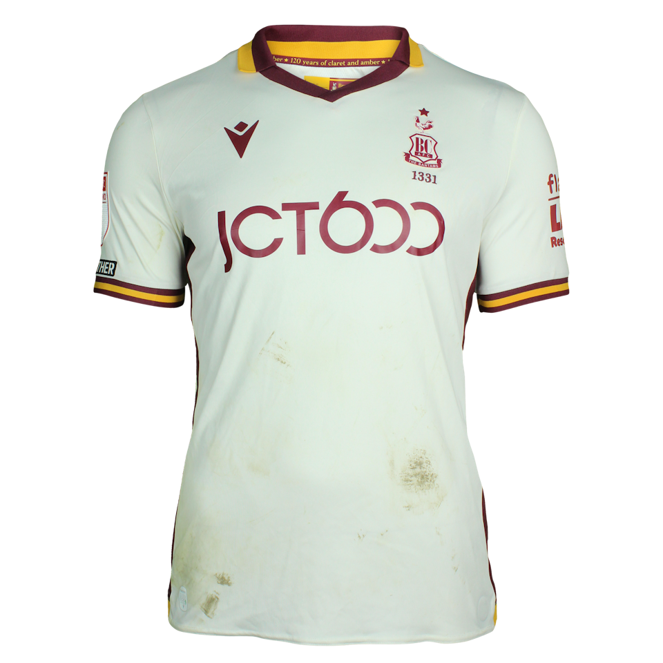 Brad Halliday Bradford City shirt