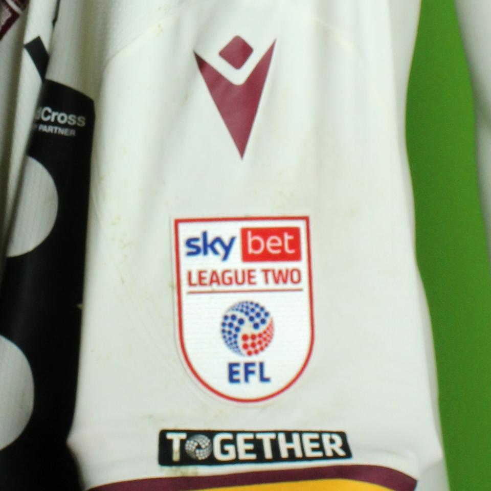 Ciaran Kelly Bradford City shirt