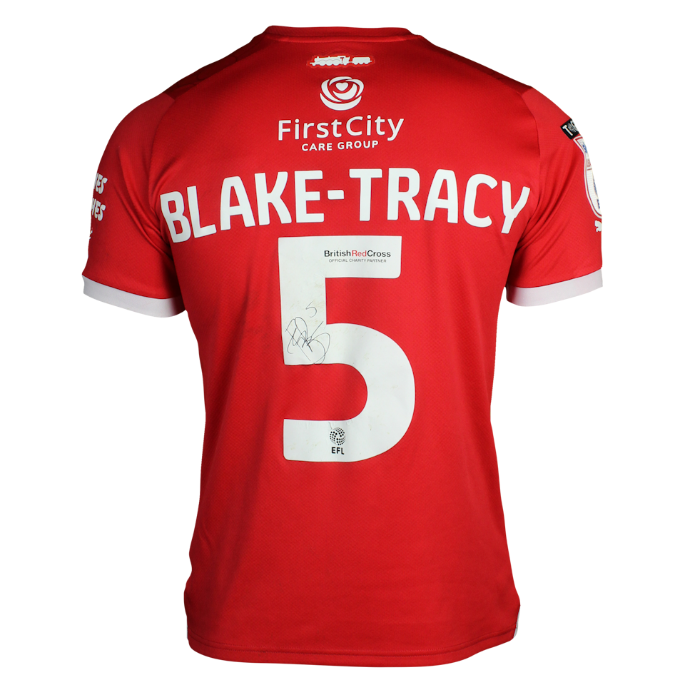Frazer Blake-Tracy Swindon Town shirt