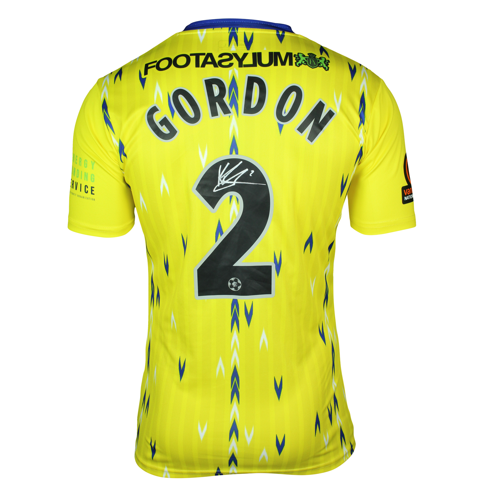 Kyron Gordon | Rochdale | MatchWornShirt 